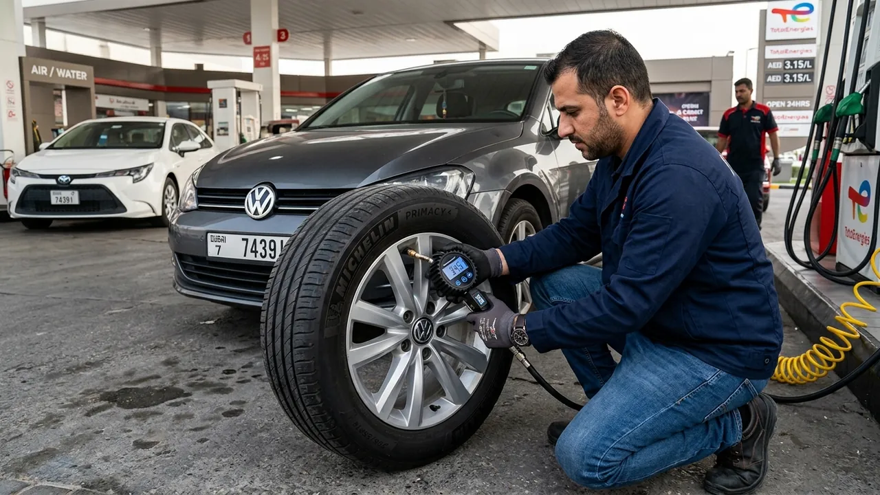 الضغط الصحيح للإطارات حسب مواصفات السيارة